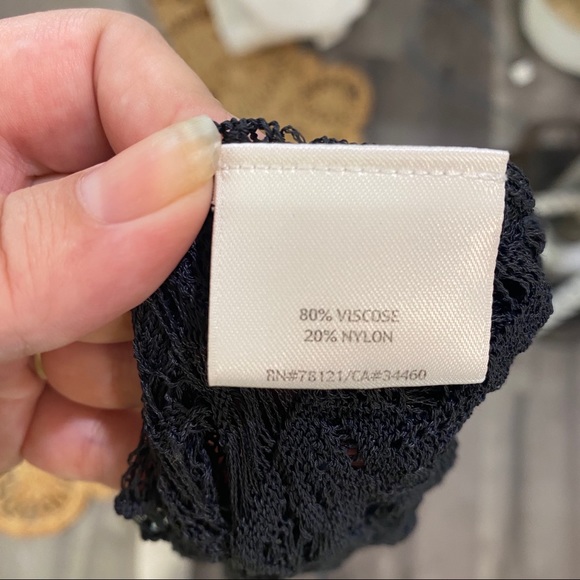 EILEEN FISHER Rare Crinkle Lace Dress - Picture 9 of 16